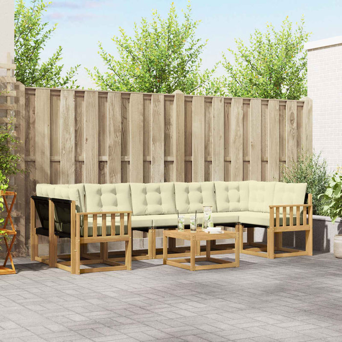 Set de canapele de exterior cu pernă 8 pcs WALTI