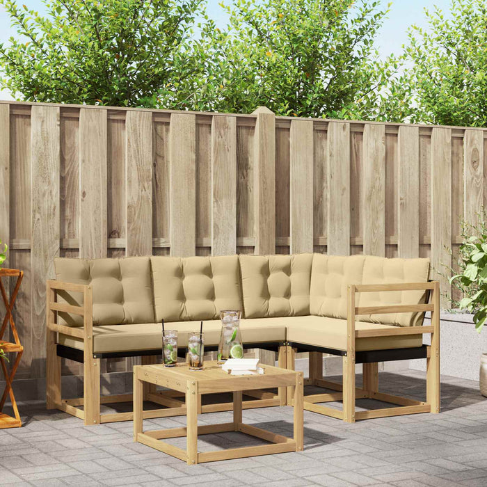 Set de canapele de exterior cu pernă 5 pcs WALTI