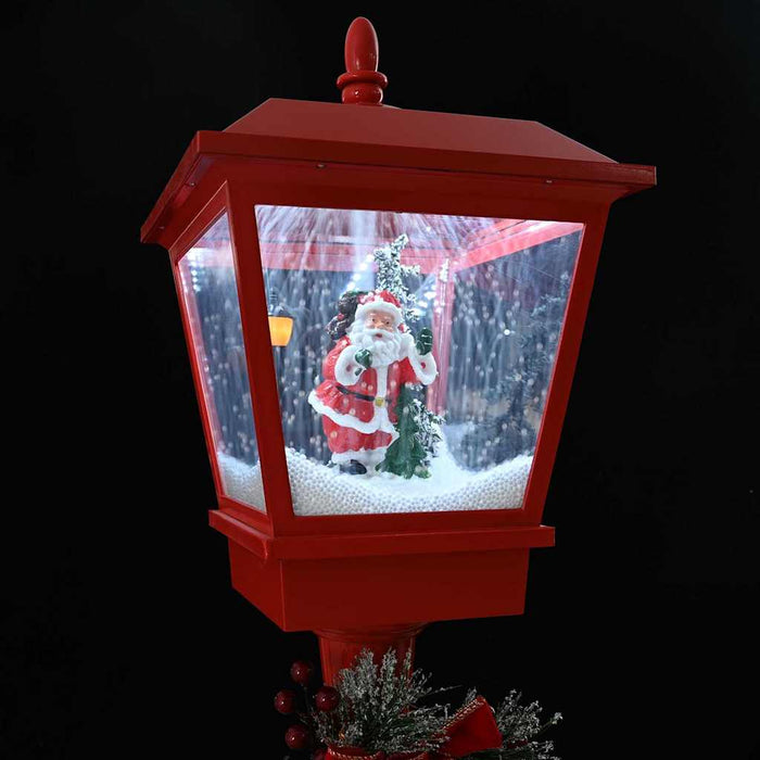 Lampă de stradă de Crăciun cu felinar Roșu 40,5x40,5x180cm - WALTI WALTI