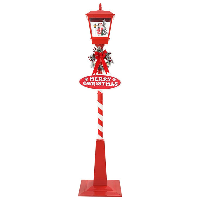 Lampă de stradă de Crăciun cu felinar Roșu 40,5x40,5x180cm - WALTI WALTI