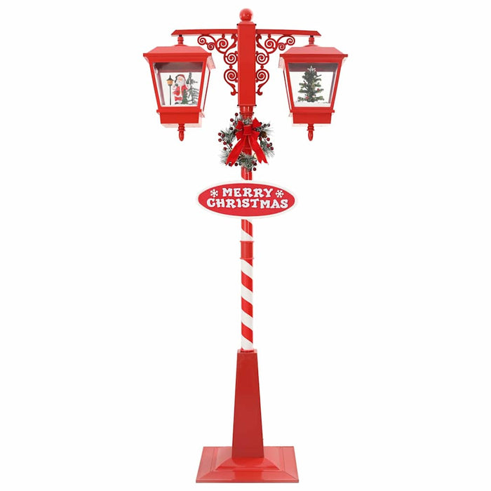 Lampă de stradă de Crăciun cu 2 felinare cu 18 LED Roșu - WALTI WALTI