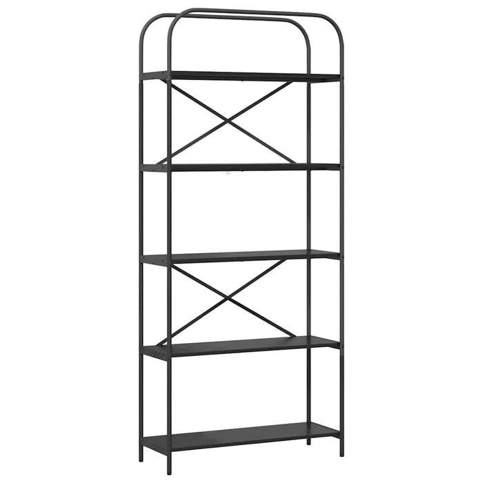 Raft pentru cărți Stejar Negru 80 x 30 x 183 cm Lemn compozit - WALTI WALTI