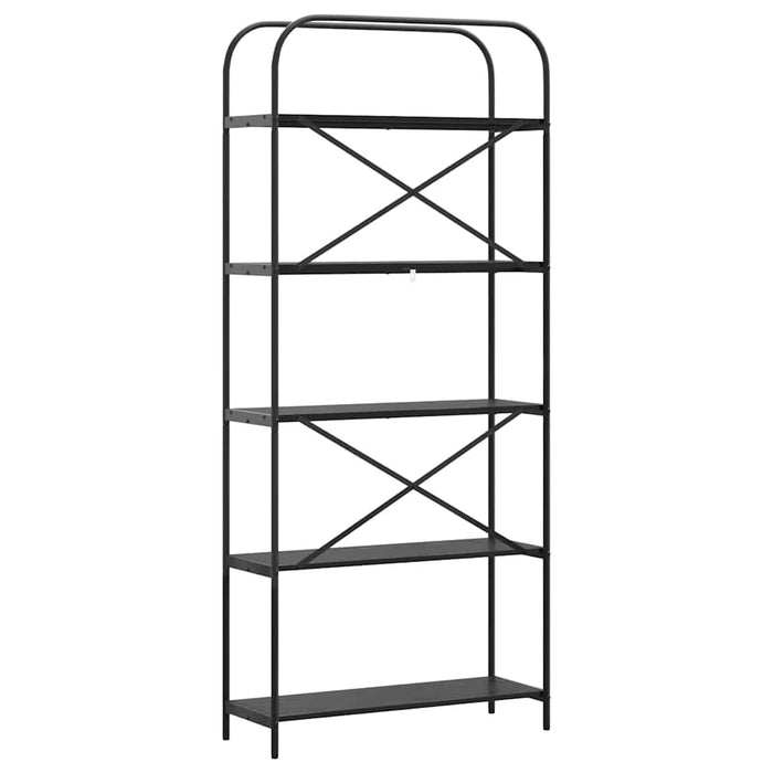 Raft pentru cărți Stejar Negru 80 x 30 x 183 cm Lemn compozit - WALTI WALTI