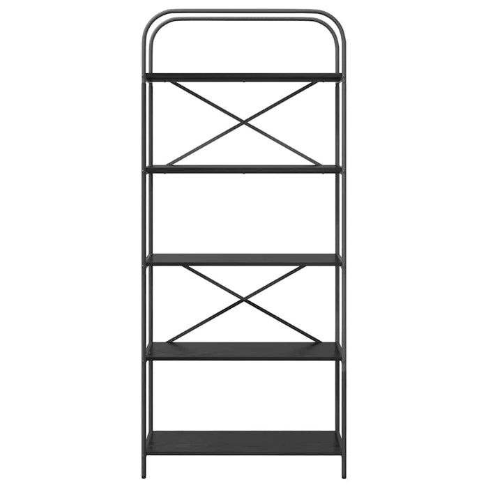 Raft pentru cărți Stejar Negru 80 x 30 x 183 cm Lemn compozit - WALTI WALTI