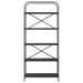Raft pentru cărți Stejar Negru 80 x 30 x 183 cm Lemn compozit - WALTI WALTI