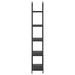 Raft pentru cărți Stejar Negru 80 x 30 x 183 cm Lemn compozit - WALTI WALTI