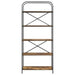 Raft pentru cărți Stejar fumuriu 80 x 30 x 183 cm Lemn compozit - WALTI WALTI