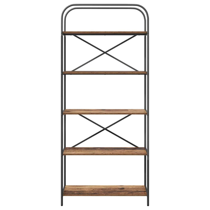 Raft pentru cărți Lemn vechi 80 x 30 x 183 cm Lemn compozit - WALTI WALTI