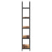 Raft pentru cărți Lemn vechi 80 x 30 x 183 cm Lemn compozit - WALTI WALTI