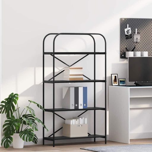 Raft pentru cărți Stejar Negru 80 x 30 x 146 cm Lemn compozit - WALTI WALTI