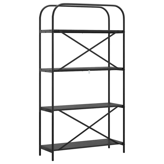 Raft pentru cărți Stejar Negru 80 x 30 x 146 cm Lemn compozit - WALTI WALTI