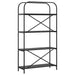 Raft pentru cărți Stejar Negru 80 x 30 x 146 cm Lemn compozit - WALTI WALTI