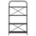 Raft pentru cărți Stejar Negru 80 x 30 x 146 cm Lemn compozit - WALTI WALTI