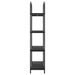Raft pentru cărți Stejar Negru 80 x 30 x 146 cm Lemn compozit - WALTI WALTI
