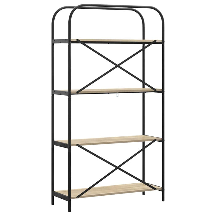 Raft pentru cărți Stejar Sonoma 80 x 30 x 146 cm Lemn compozit - WALTI WALTI