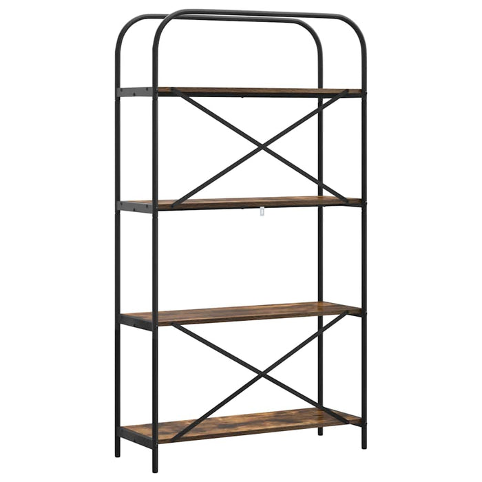 Raft pentru cărți Stejar fumuriu 80 x 30 x 146 cm Lemn compozit - WALTI WALTI