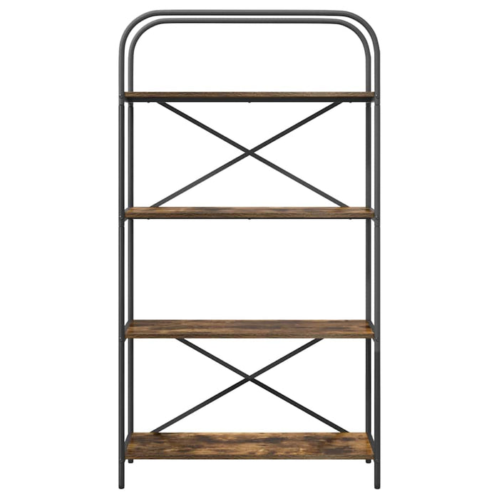 Raft pentru cărți Stejar fumuriu 80 x 30 x 146 cm Lemn compozit - WALTI WALTI