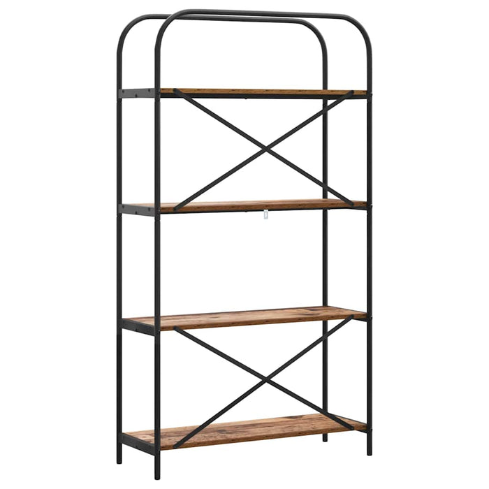 Raft pentru cărți Lemn vechi 80 x 30 x 146 cm Lemn compozit - WALTI WALTI