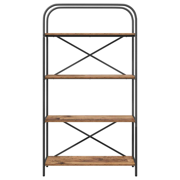 Raft pentru cărți Lemn vechi 80 x 30 x 146 cm Lemn compozit - WALTI WALTI