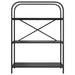 Raft pentru cărți Stejar Negru 80 x 30 x 109 cm Lemn compozit - WALTI WALTI