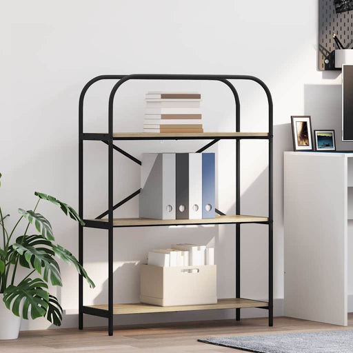 Raft pentru cărți Stejar Sonoma 80 x 30 x 109 cm Lemn compozit - WALTI WALTI