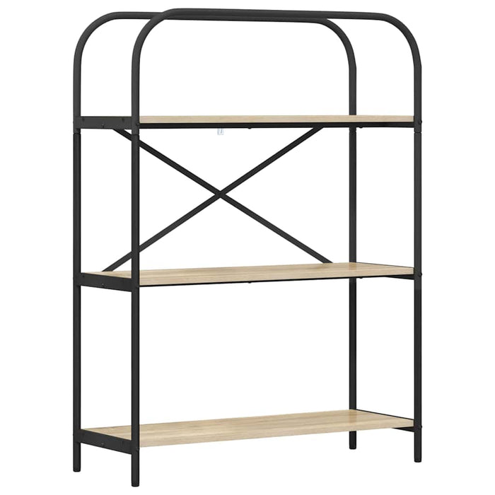 Raft pentru cărți Stejar Sonoma 80 x 30 x 109 cm Lemn compozit - WALTI WALTI