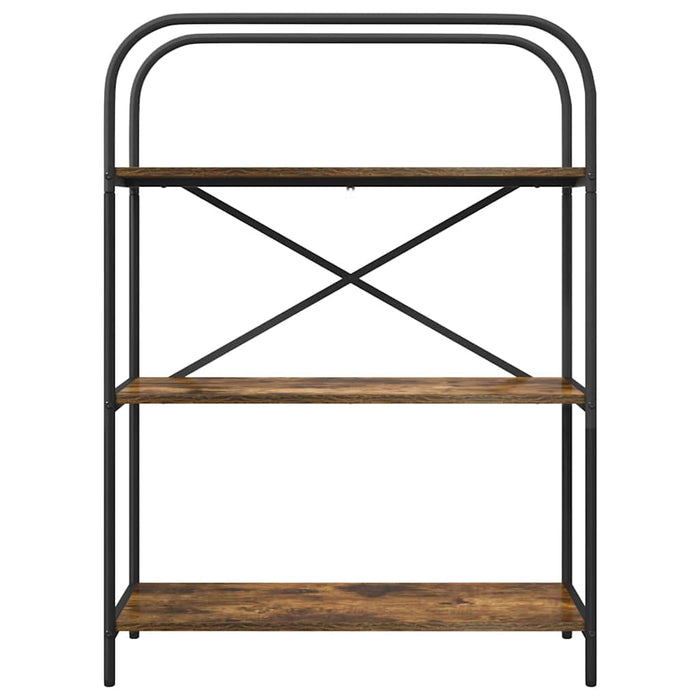 Raft pentru cărți Stejar fumuriu 80 x 30 x 109 cm Lemn compozit - WALTI WALTI