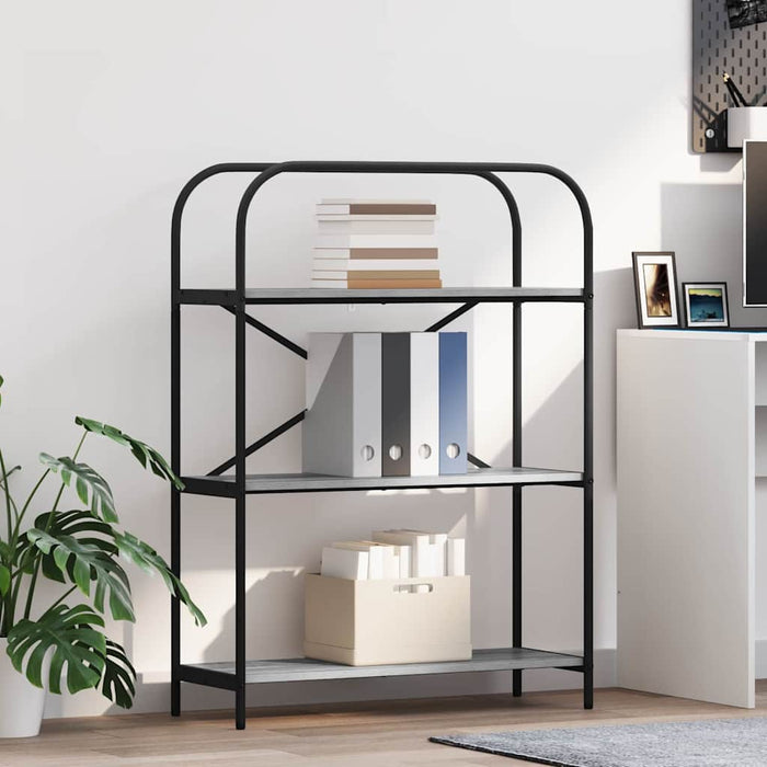 Raft pentru cărți Gri Sonoma 80 x 30 x 109 cm Lemn compozit - WALTI WALTI