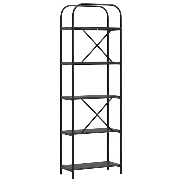 Raft pentru cărți Stejar Negru 60 x 30 x 183 cm Lemn compozit - WALTI WALTI