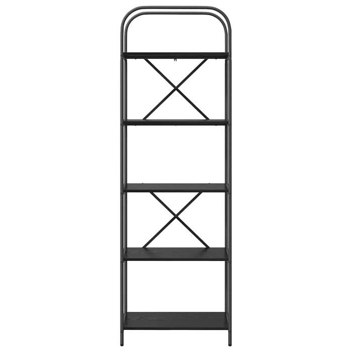 Raft pentru cărți Stejar Negru 60 x 30 x 183 cm Lemn compozit - WALTI WALTI