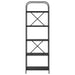 Raft pentru cărți Stejar Negru 60 x 30 x 183 cm Lemn compozit - WALTI WALTI