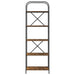 Raft pentru cărți Stejar fumuriu 60 x 30 x 183 cm Lemn compozit - WALTI WALTI