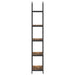 Raft pentru cărți Stejar fumuriu 60 x 30 x 183 cm Lemn compozit - WALTI WALTI