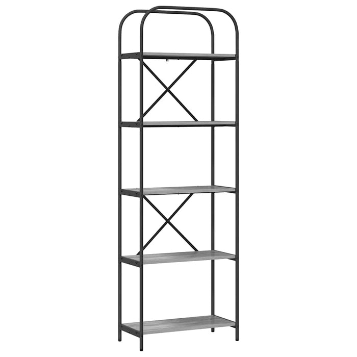 Raft pentru cărți Gri Sonoma 60 x 30 x 183 cm Lemn compozit - WALTI WALTI