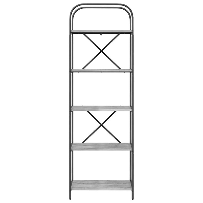 Raft pentru cărți Gri Sonoma 60 x 30 x 183 cm Lemn compozit - WALTI WALTI