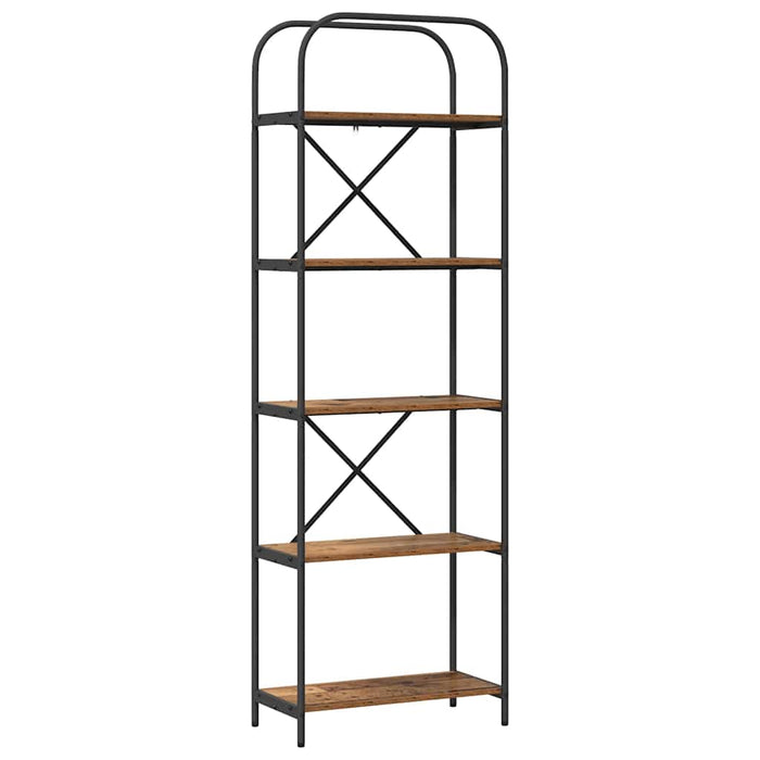 Raft pentru cărți Lemn vechi 60 x 30 x 183 cm Lemn compozit - WALTI WALTI