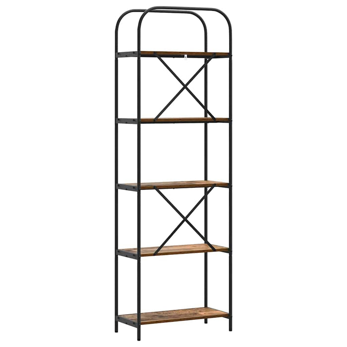 Raft pentru cărți Lemn vechi 60 x 30 x 183 cm Lemn compozit - WALTI WALTI