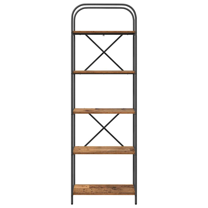 Raft pentru cărți Lemn vechi 60 x 30 x 183 cm Lemn compozit - WALTI WALTI