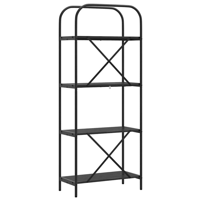 Raft pentru cărți Stejar Negru 60 x 30 x 146 cm Lemn compozit - WALTI WALTI