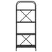 Raft pentru cărți Stejar Negru 60 x 30 x 146 cm Lemn compozit - WALTI WALTI