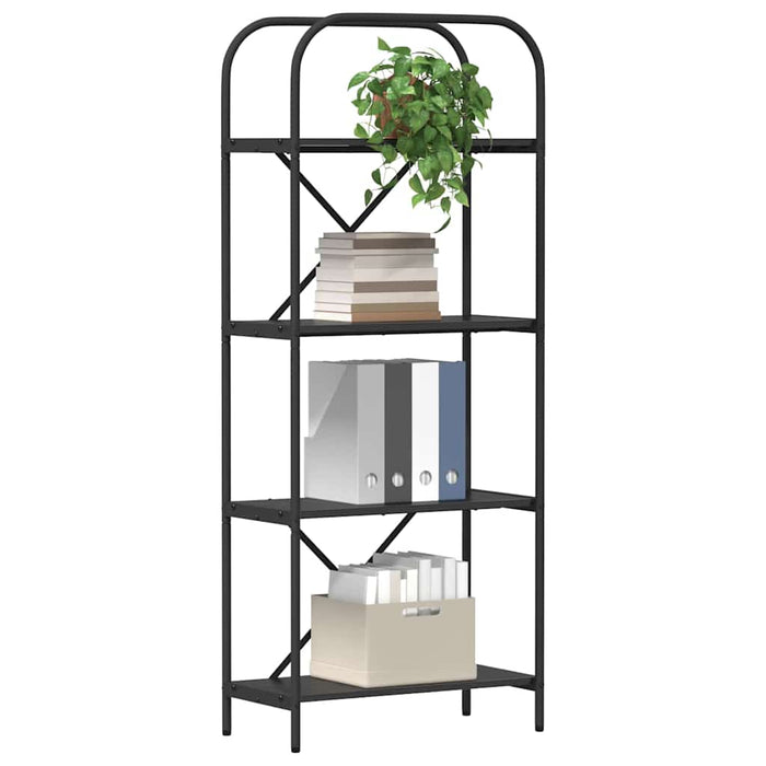 Raft pentru cărți Stejar Negru 60 x 30 x 146 cm Lemn compozit - WALTI WALTI