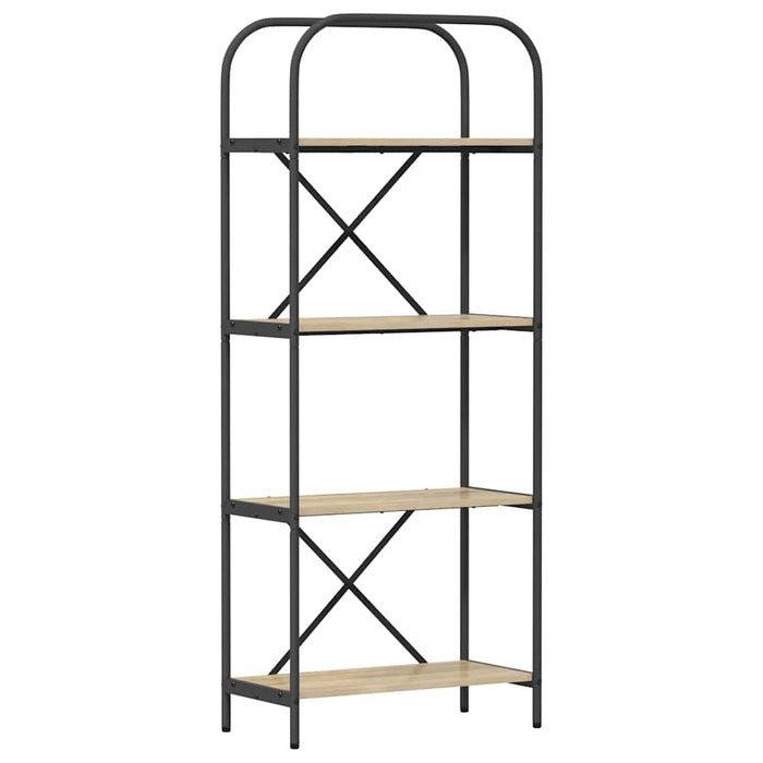 Raft pentru cărți Stejar Sonoma 60 x 30 x 146 cm Lemn compozit - WALTI WALTI