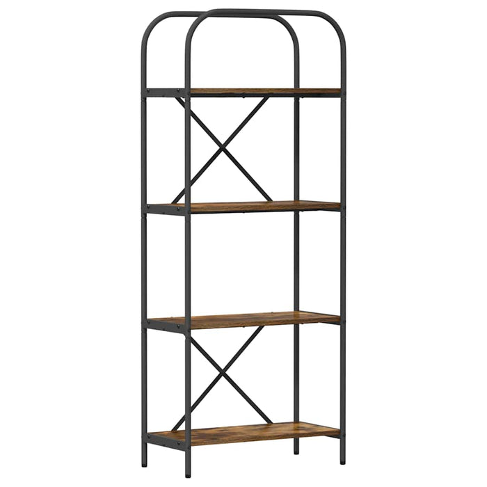 Raft pentru cărți Stejar fumuriu 60 x 30 x 146 cm Lemn compozit - WALTI WALTI