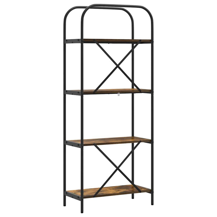 Raft pentru cărți Stejar fumuriu 60 x 30 x 146 cm Lemn compozit - WALTI WALTI