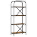 Raft pentru cărți Stejar fumuriu 60 x 30 x 146 cm Lemn compozit - WALTI WALTI
