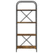 Raft pentru cărți Stejar fumuriu 60 x 30 x 146 cm Lemn compozit - WALTI WALTI