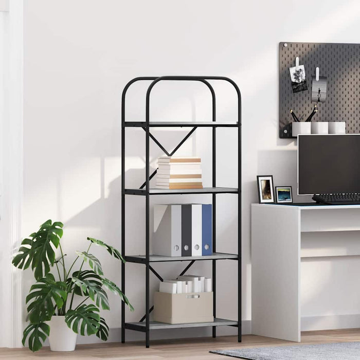 Raft pentru cărți Gri Sonoma 60 x 30 x 146 cm Lemn compozit - WALTI WALTI