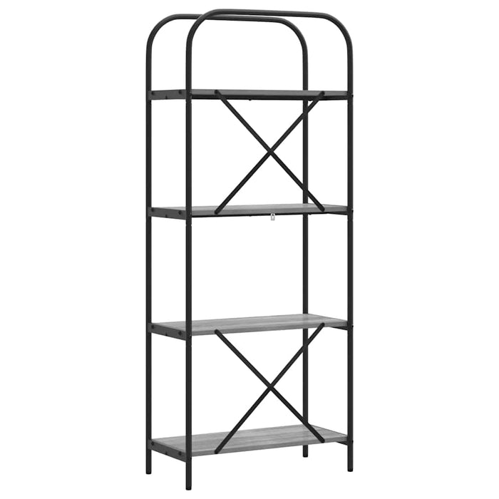 Raft pentru cărți Gri Sonoma 60 x 30 x 146 cm Lemn compozit - WALTI WALTI