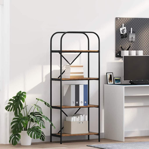 Raft pentru cărți Lemn vechi 60 x 30 x 146 cm Lemn compozit - WALTI WALTI