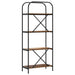 Raft pentru cărți Lemn vechi 60 x 30 x 146 cm Lemn compozit - WALTI WALTI